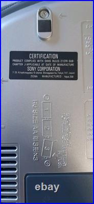 Vintage Sony CFD-E55 CD Radio Cassette Recorder Player Boombox Clock Timer