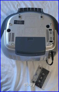 Vintage Sony CFD-E55 CD Radio Cassette Recorder Player Boombox Clock Timer