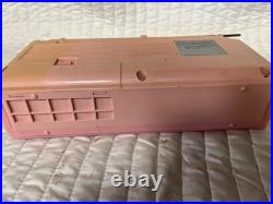 Vintage Sony CFM-120 Cassette-Corder Radio AM/FM PINK TESTED RARE HTF WORKING