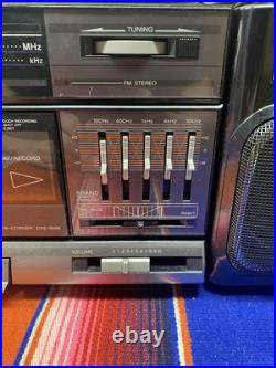 Vintage Sony CFS-1000 FM/AM Stereo Cassette Recorder With Original Box WORKS G Vintage Sony CFS-1000 FM/AM Stereo Cassette Recorder With Original Box WORKS G
