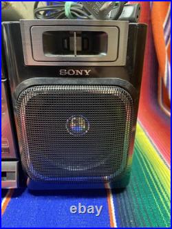 Vintage Sony CFS-1000 FM/AM Stereo Cassette Recorder With Original Box WORKS G Vintage Sony CFS-1000 FM/AM Stereo Cassette Recorder With Original Box WORKS G