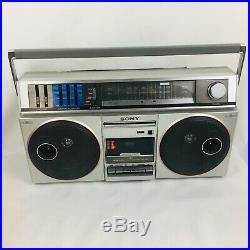 Vintage Sony CFS-500 Boombox Ghetto Blaster FM/AM Stereo Cassetter Recorder
