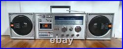 Vintage Sony CFS-88S FM Radio & Cassette Player/Recorder Stereo Folding Boombox