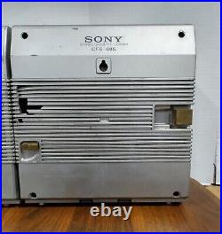 Vintage Sony CFS-88S FM Radio & Cassette Player/Recorder Stereo Folding Boombox