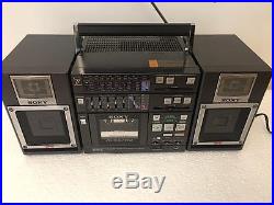 Vintage Sony CFS-9000 Radio Cassette Recorder GhettoBlaster BoomBox Line in 46W