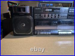Vintage Sony CFS-W500 Boombox Stereo Cassette AM FM Radio Recorder Working