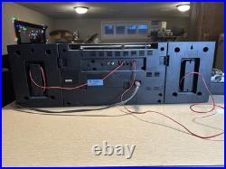 Vintage Sony CFS-W500 Boombox Stereo Cassette AM FM Radio Recorder Working