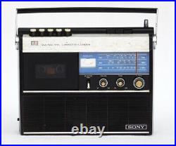Vintage Sony Cassette Corded Mw-sw1-sw2 Model Cf-250t Tap Recorder Tokyo Japan