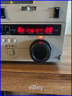 Vintage Sony Commercial Video Cassette Recorder VO-9800 U-Matic Read Description
