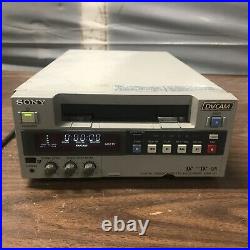 Vintage Sony Digital Video Cassette Recorder DST-20 DVCAM Powers On Untested