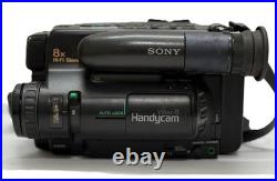 Vintage Sony Handycam CCD-TR7 8mm Video Cassette Recorder Camcorder Japan Vintage Sony Handycam CCD-TR7 8mm Video Cassette Recorder Camcorder Japan