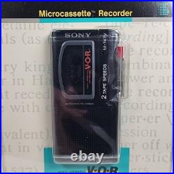 Vintage Sony M-747V Microcassette Voice Recorder withVOR Voice Operated Recording