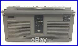 Vintage Sony Model CFS-D7 Stereo Cassette Recorder Speaker Boombox AS IS