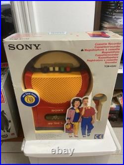 Vintage Sony'My First Sony' TCM-4500 Cassette Player Recorder New In Box Vintage Sony'My First Sony' TCM-4500 Cassette Player Recorder New In Box
