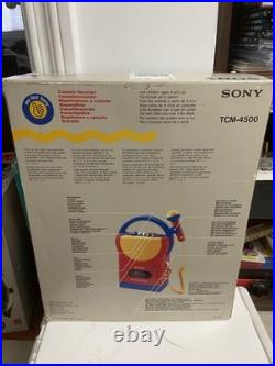 Vintage Sony'My First Sony' TCM-4500 Cassette Player Recorder New In Box
