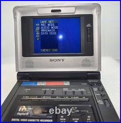 Vintage Sony PAL Digital8 Walkman VCR Recorder Video Transfer (GV-D800E)