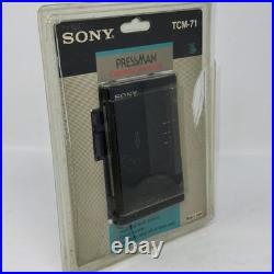 Vintage Sony Pressman Cassette Recorder TCM-71 New Sealed VOR Speaker 1991 Japan