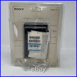 Vintage Sony Pressman Cassette Recorder TCM-71 New Sealed VOR Speaker 1991 Japan