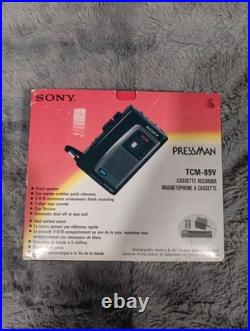 Vintage Sony Pressman TCM 89V Cassette Recorder