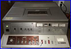 Vintage Sony SLO-383 Betamax Video Cassette Recorder VCR Tested Working RARE
