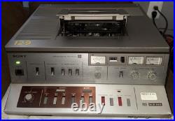Vintage Sony SLO-383 Betamax Video Cassette Recorder VCR Tested Working RARE