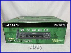 Vintage Sony SLV-N500 VHS VCR Player Hi Fi Stereo Video Cassette Recorder With Box