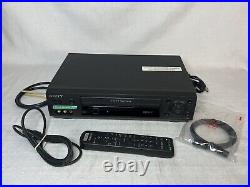 Vintage Sony SLV-N500 VHS VCR Player Hi Fi Stereo Video Cassette Recorder With Box