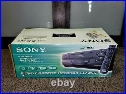Vintage Sony SLV-N55 VHS Player HiFi Stereo Video Cassette Recorder VCR