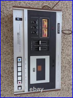 Vintage Sony Stereo Cassette Recorder Cassette Deck Model TC-131 SD Tested