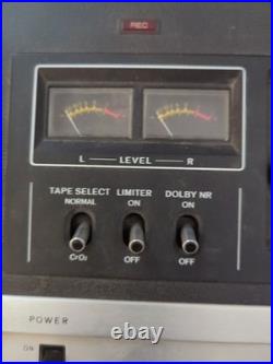 Vintage Sony Stereo Cassette Recorder Cassette Deck Model TC-131 SD Tested