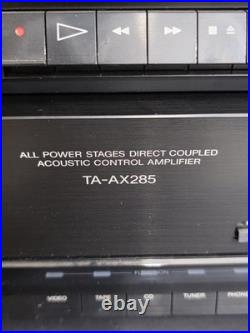 Vintage Sony Stereo System Stack PS-LX285 TA-AX285 TC-W285 ST-JX285 Untested NR