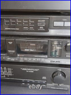 Vintage Sony Stereo System Stack PS-LX285 TA-AX285 TC-W285 ST-JX285 Untested NR
