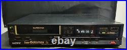 Vintage Sony Super Betamax SL-340 Video Cassette Recorder AC 120V 60Hz 26W