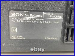 Vintage Sony Super Betamax SL-500ME Video Cassette Recorder Vintage Sony Super Betamax SL-500ME Video Cassette Recorder