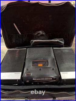 Vintage Sony TC-124 Stereo Cassette-Recorder with Speakers & More TESTED Vintage Sony TC-124 Stereo Cassette-Recorder with Speakers & More TESTED