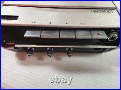 Vintage Sony TC-124 Stereo Cassette-Recorder with Speakers & More TESTED