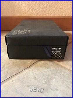 Vintage Sony TC-150 Portable Cassette Recorder