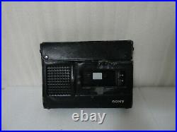 Vintage Sony TC-D5M Stereo Cassette Recorder & Carrying Case As Is Needs Repair