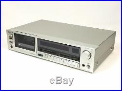 Vintage Sony TC-K555 Stereo Cassette Deck Tapecorder Recorder 3-Head Tested