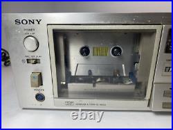 Vintage Sony TC-K61 Cassette Tape Recorder Player Japan Works Vintage Sony TC-K61 Cassette Tape Recorder Player Japan Works