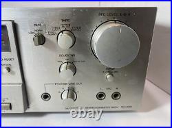 Vintage Sony TC-K61 Cassette Tape Recorder Player Japan Works Vintage Sony TC-K61 Cassette Tape Recorder Player Japan Works