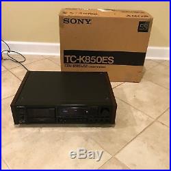 Vintage Sony TC-K850ES Tape Cassette Player Recorder as-is for parts broken