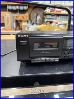 Vintage Sony TC-WE305 Dolby Dual Cassette Tape Deck Dubbing Recorder 5 NEW BELTS