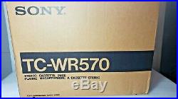 Vintage Sony TC-WR570 Cassette Tape Player/Recorder Brand-New in Original Box