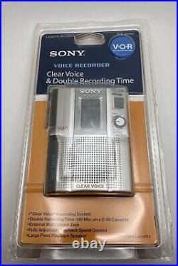 Vintage Sony TCM-200DV Handheld Cassette Voice Recorder Dictation VOR NOS Sealed