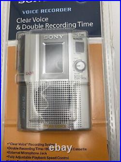 Vintage Sony TCM-200DV Handheld Cassette Voice Recorder Dictation VOR NOS Sealed