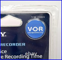 Vintage Sony TCM-200DV Handheld Cassette Voice Recorder Dictation VOR NOS Sealed