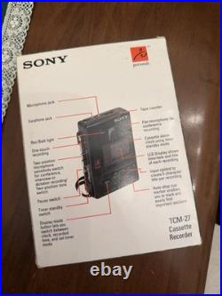Vintage Sony TCM-27 Intelligent Recorder New Old Stock / Complete Set
