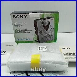 Vintage Sony TCM-400DV Handheld Cassette Voice Recorder New Free Post