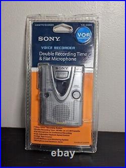 Vintage Sony TCM-400DV Handheld Cassette Voice Recorder VOR New Sealed